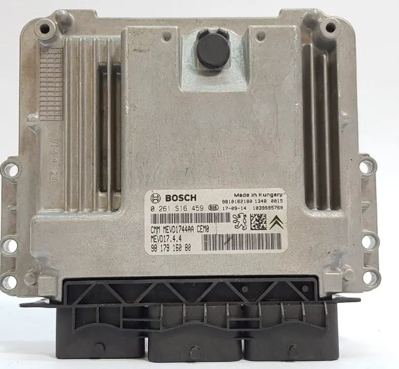 Calculateur moteur Bosch MEVD17.4.4 Peugeot 1.6 GTI – références 0261S16459 et 9817916080