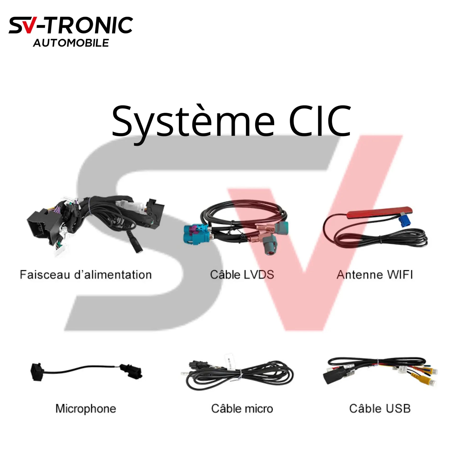 BOITIER CARPLAY BMW CIC NBT EVO System SV-TRONIC AUTOMOBILE