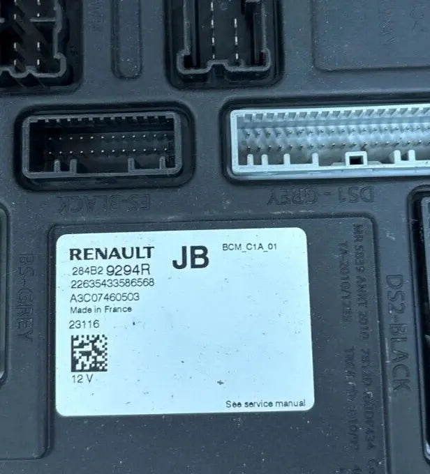 BCM 284B29294R A3C07460503 RENAULT Ma boutique