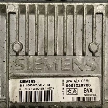 CALCULATEUR DE BOITE BVA AL4 S118047537B 9661029780 PEUGEOT