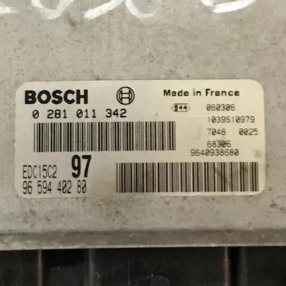CALCULATEUR MOTEUR EDC15C2 0281011342 9659440280 CITROEN Ma boutique