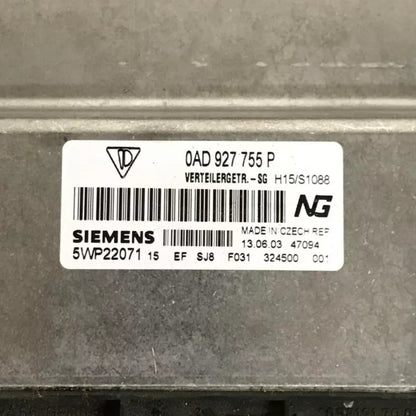 CALCULATEUR DE BOITE BVA 5WP22071 0AD927755P PORSCHE