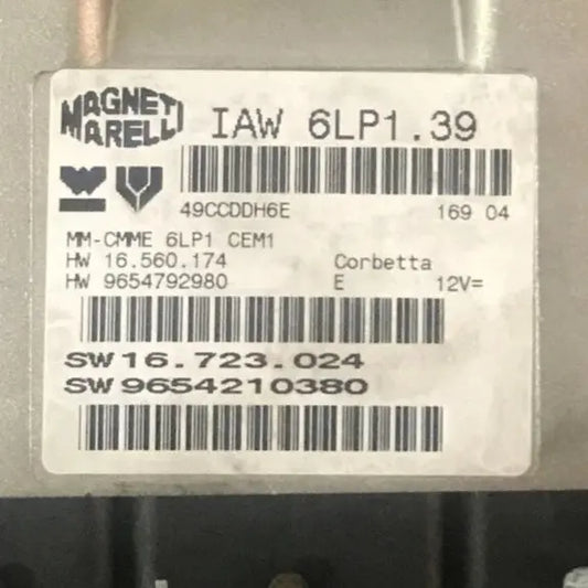 CALCULATEUR MOTEUR IAW 6LP1.39 9654792980 9654210380 PSA Ma boutique