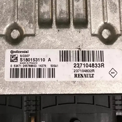 CALCULATEUR MOTEUR SID307 S180153110 A 237104833R 237104832R RENAULT Ma boutique