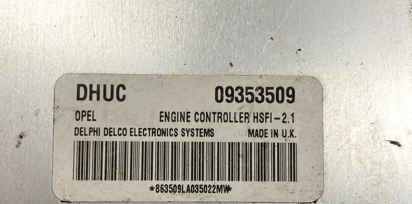 CALCULATEUR MOTEUR 09353509 DJTY OPEL Ma boutique