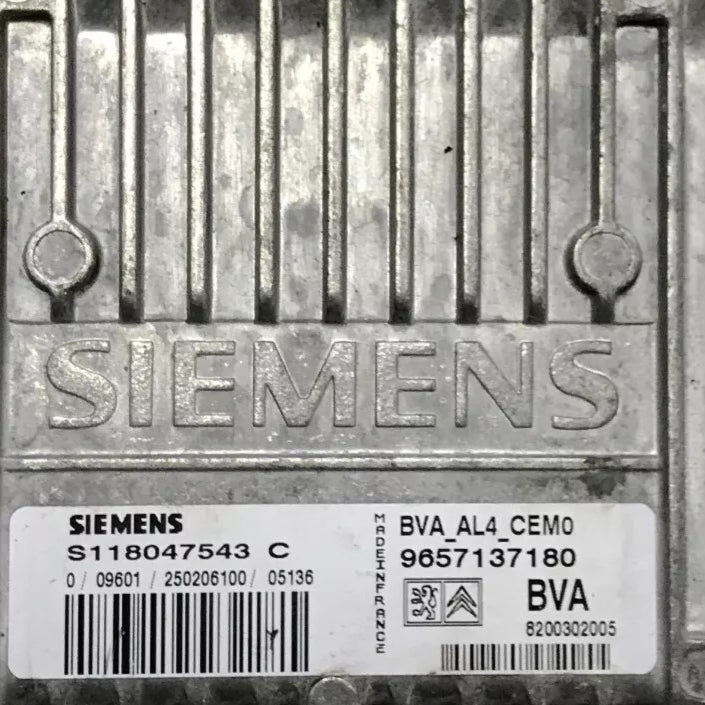 CALCULATEUR DE BOITE BVA AL4 S118047543C 9657137180 PEUGEOT