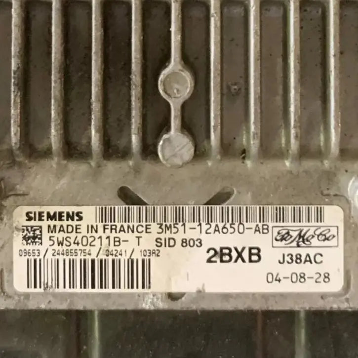 CALCULATEUR MOTEUR SID803A 5WS40211B-T 3M51-12A650-AB 2BXB FORD Ma boutique
