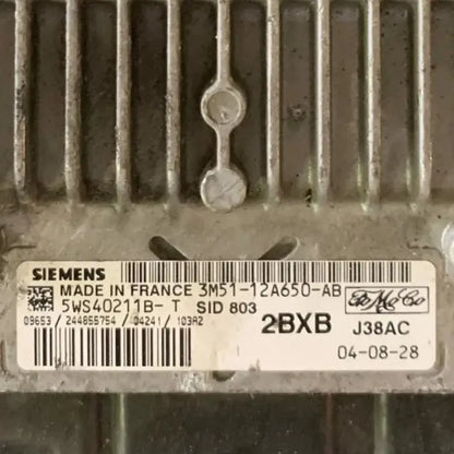 CALCULATEUR MOTEUR SID803A 5WS40211B-T 3M51-12A650-AB 2BXB FORD Ma boutique