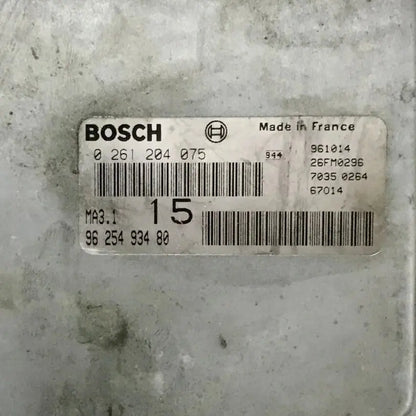 CALCULATEUR MOTEUR MA3.1  0261204075 9625493480 PSA Ma boutique