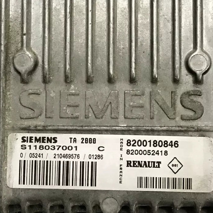 CALCULATEUR DE BOITE BVA TA2000 S118037001C 8200180846 8200052418 RENAULT