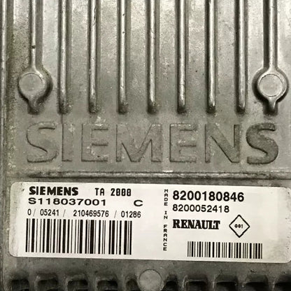 CALCULATEUR DE BOITE BVA TA2000 S118037001C 8200180846 8200052418 RENAULT