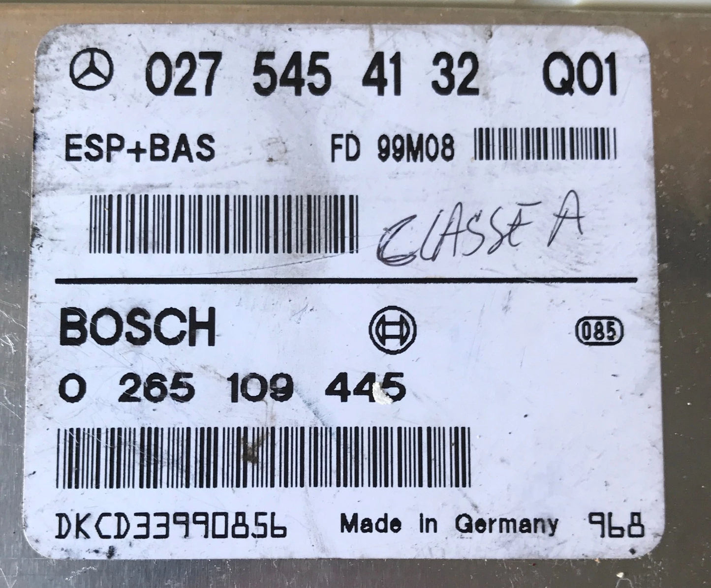 CALCULATEUR ABS ESP 0265109445 0275454132 Q01 MERCEDES - SV-TRONIC AUTOMOBILE