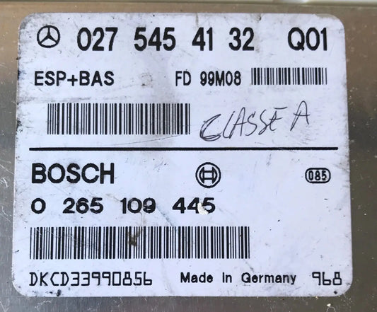 CALCULATEUR ABS ESP 0265109445 0275454132 Q01 MERCEDES Ma boutique
