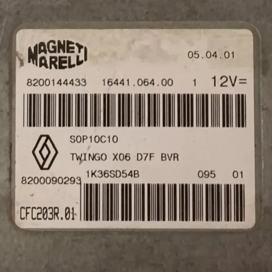 CALCULATEUR DE BOITE BVR CFC203R.01 8200144433 8200090293 RENAULT Ma boutique