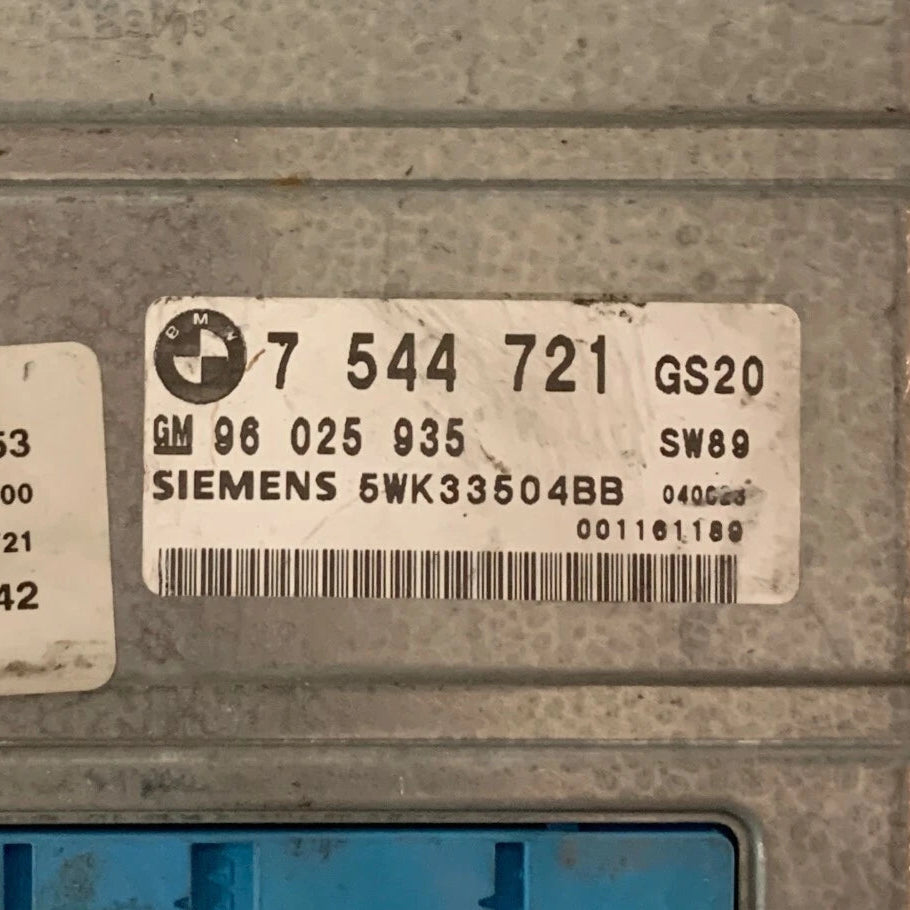CALCULATEUR DE BOITE BVA GS20 5WK33504BB 7544721 BMW