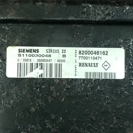 CALCULATEUR MOTEUR SIRIUS 32 S110030048B 8200046162 7700110471 RENAULT Ma boutique