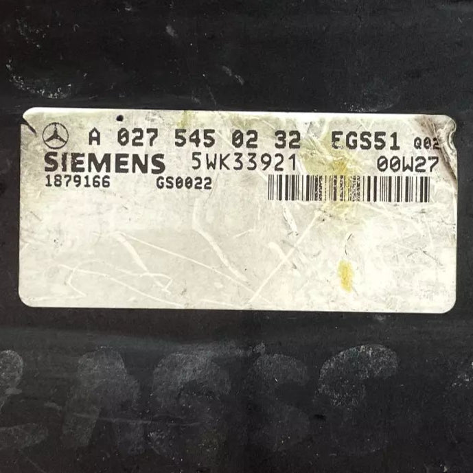 CALCULATEUR DE BOITE BVA GS0022 5WK33921 A0275450232 MERCEDES