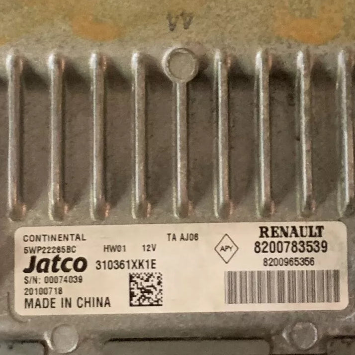 CALCULATEUR DE BOITE TA AJ06 5WP22285BC  8200783539 8200965356 RENAULT