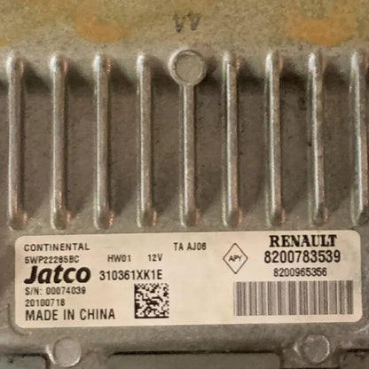 CALCULATEUR DE BOITE TA AJ06 5WP22285BC  8200783539 8200965356 RENAULT