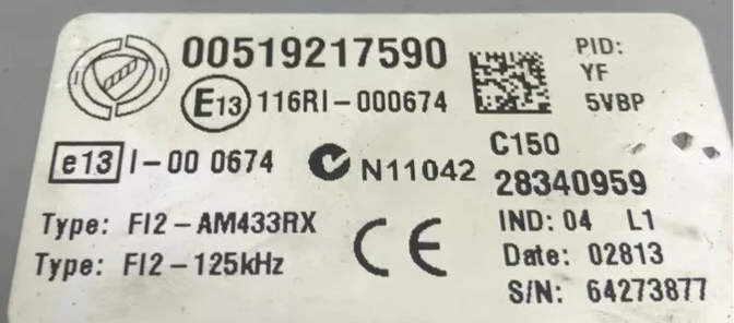 BODY C150 00519217590 28340959 FIAT