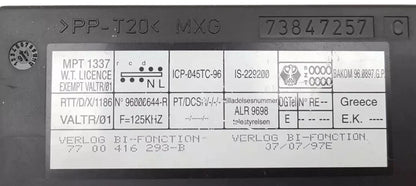 MODULE CONFORT 73847257 96000644-R RENAULT