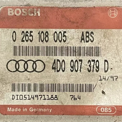 CALCULATEUR ABS 0265108005 4D0907379D AUDI - SV-TRONIC AUTOMOBILE
