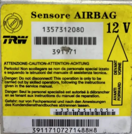 CALCULATEUR AIRBAG 1357312080 FIAT Ma boutique