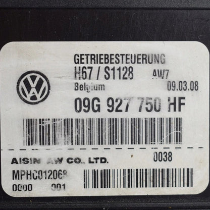 CALCULATEUR DE BOITE BVA 09G927750HF