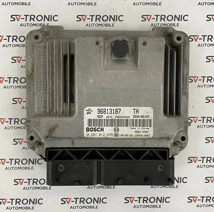 CALCULATEUR MOTEUR EDC16C39 0281012695 96813187 TA CHEVROLET Ma boutique