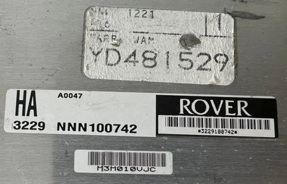 CALCULATEUR MOTEUR 3229 NNN100742 ROVER Ma boutique