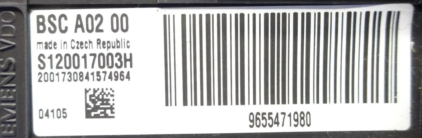 BSC A02 S120017003H 9655471980 PSA