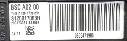 BSC A02 S120017003H 9655471980 PSA