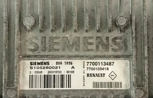CALCULATEUR DE BOITE BVA TA96 S105280021A 7700113487 7700103418 RENAULT Ma boutique