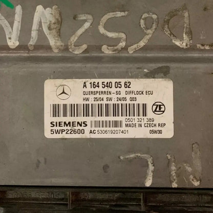 CALCULATEUR MOTEUR 5WP22600 A1645400562 HW 25/04 SW 24/05 MERCEDES Ma boutique