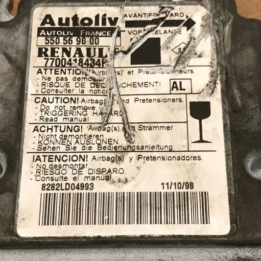 CALCULATEUR AIRBAG 550569000 7700418434F RENAULT Ma boutique