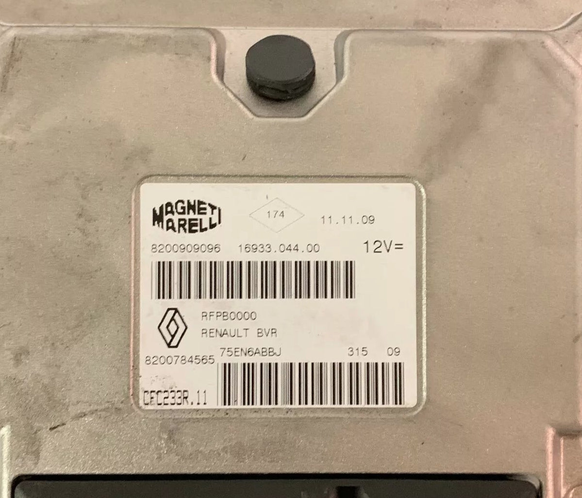 CALCULATEUR DE BOITE BVA CFC233R.11 8200909096 8200784565 1693304400 RENAULT