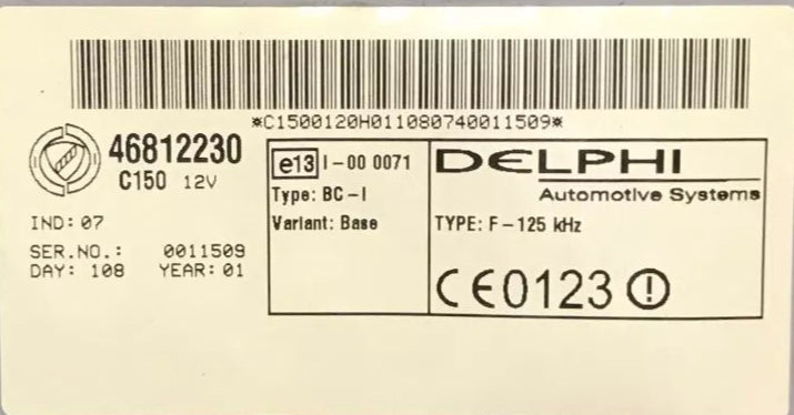 BODY C150 46812230 FIAT