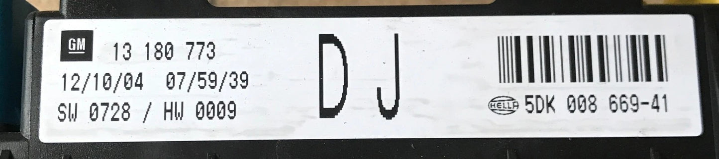 BODY 5DK008669-41 13180773 DJ OPEL