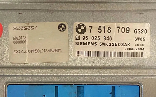 CALCULATEUR DE BOITE BVA GS20 5WK33503AK 7518709 BMW Ma boutique