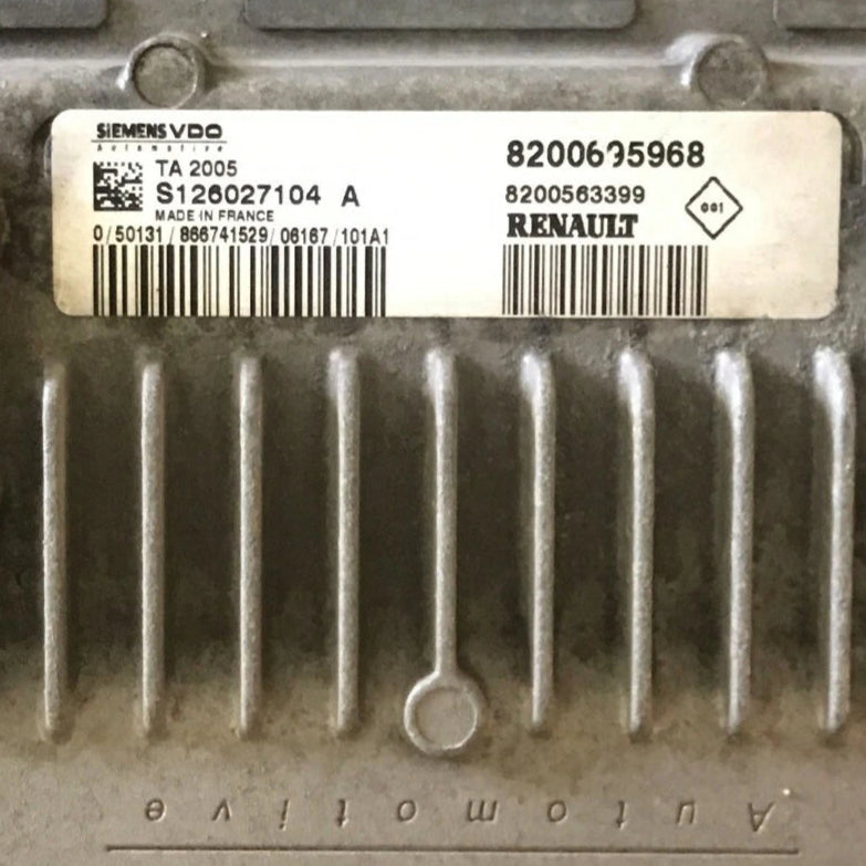 CALCULATEUR DE BOITE BVA TA2005 S126027104A 8200695968 8200563399