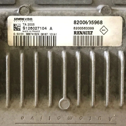 CALCULATEUR DE BOITE BVA TA2005 S126027104A 8200695968 8200563399